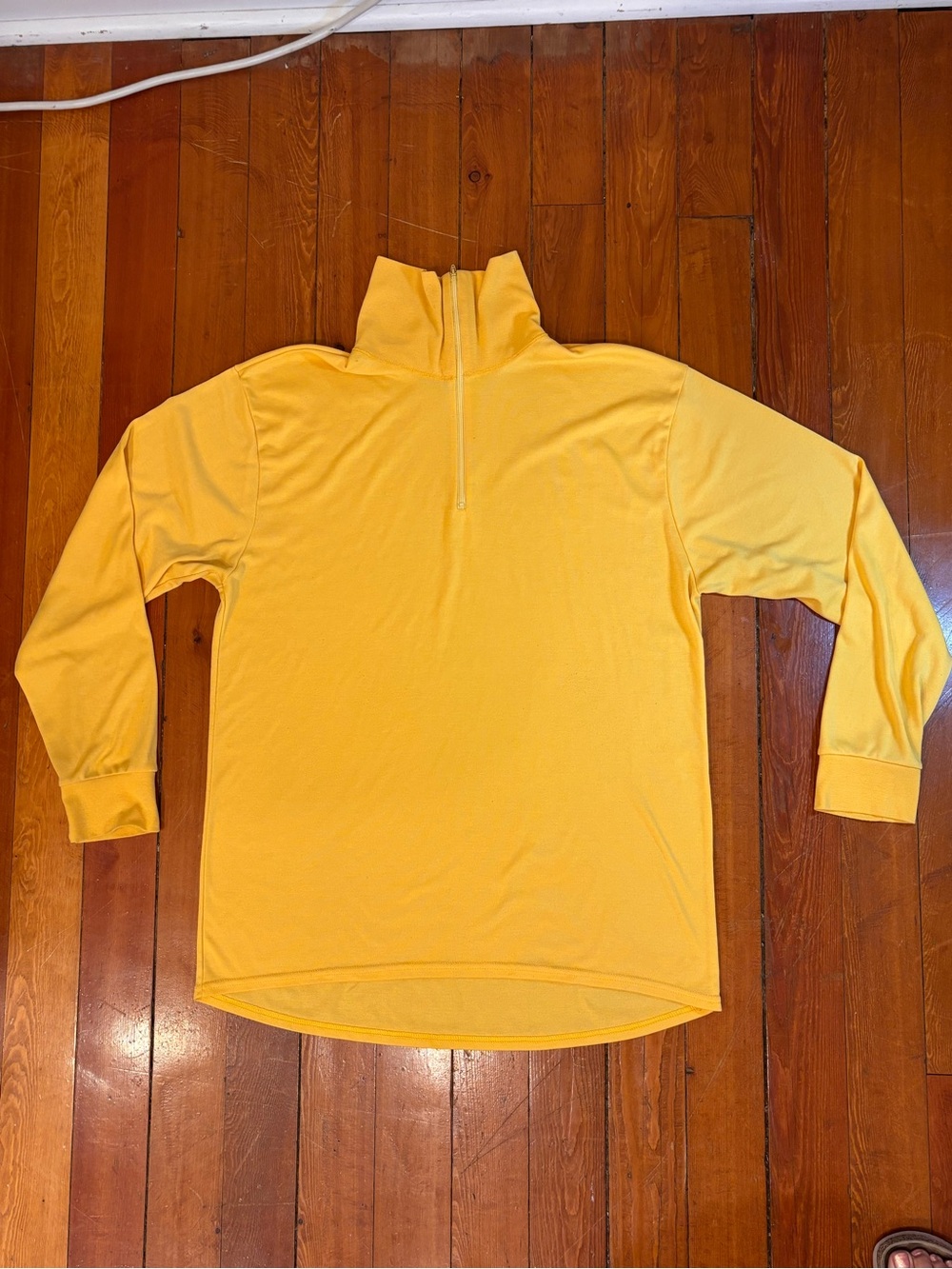 Polarmax Men’s XL Yellow Quarter Zip Minion Halloween Costume Shirt USA